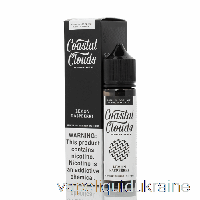 Vape Liquid Ukraine Lemon Raspberry - Coastal Clouds Co. - 60mL 0mg